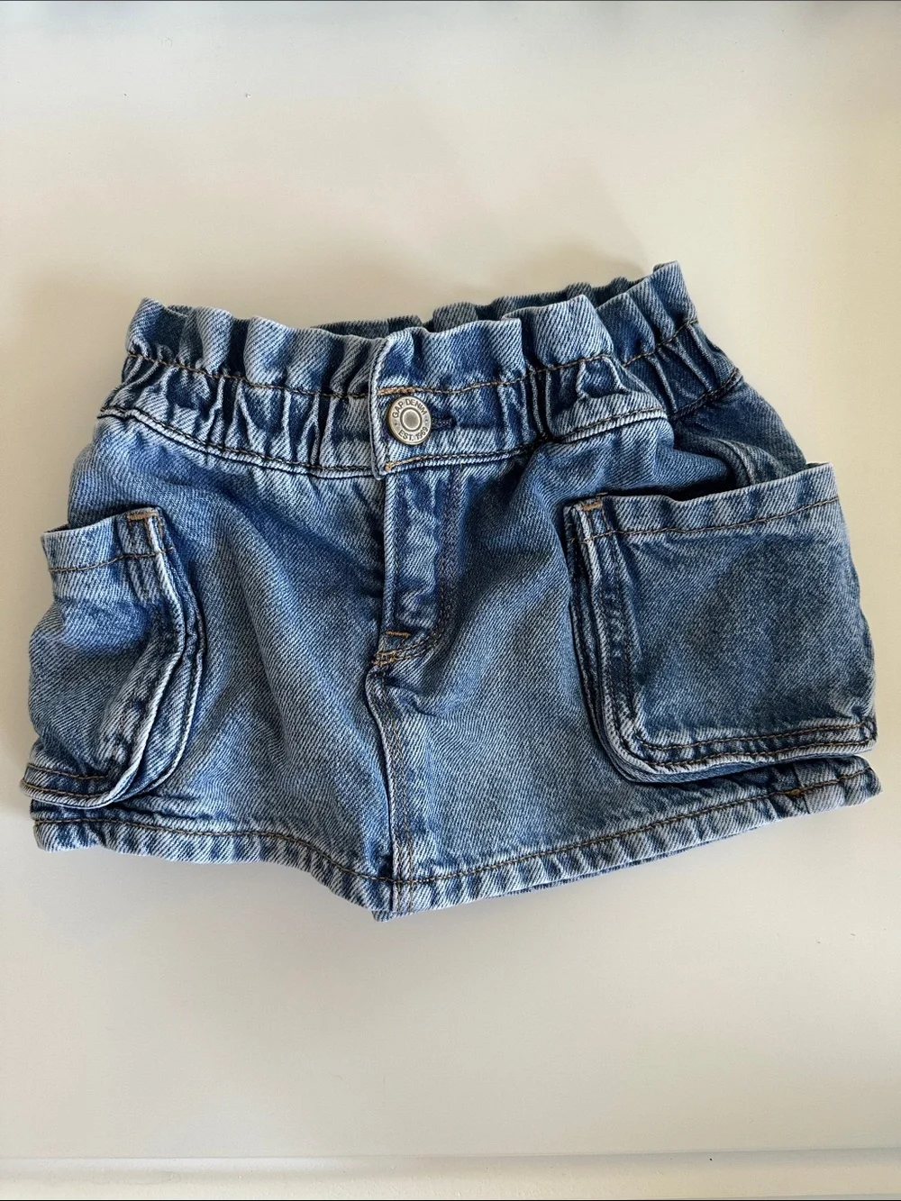 Baby gap Blue Denim skort with  Pocket Detail